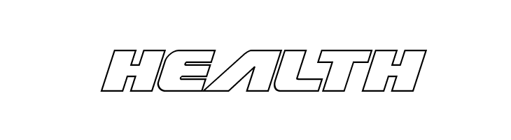 Federal Escort Outline Italic  Free Fonts Download