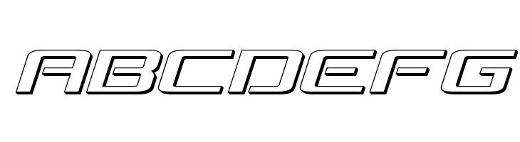 Concielian Break 3D Semi-Italic  Free Fonts Download