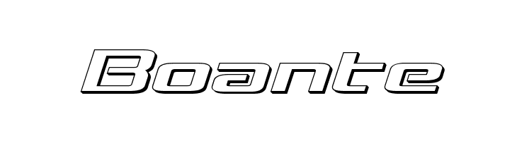 Concielian Break 3D Semi-Italic  Free Fonts Download