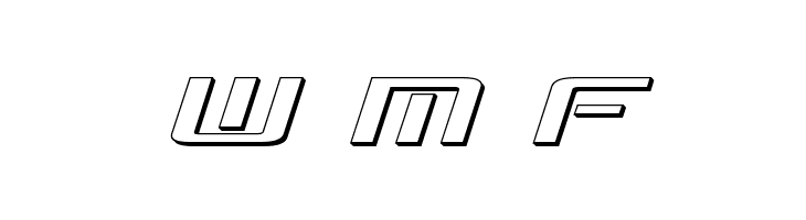Concielian Break 3D Semi-Italic  Free Fonts Download