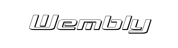 Concielian Break 3D Semi-Italic  Free Fonts Download