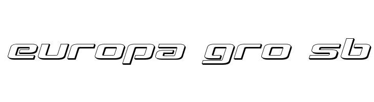 Concielian Break 3D Semi-Italic  Free Fonts Download