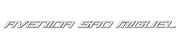 Concielian Break 3D Italic  Free Fonts Download