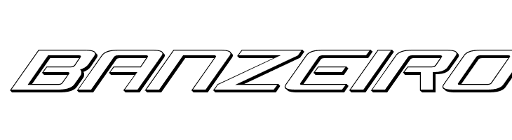 Concielian Break 3D Italic  Free Fonts Download