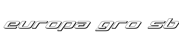 Concielian Break 3D Italic  Free Fonts Download