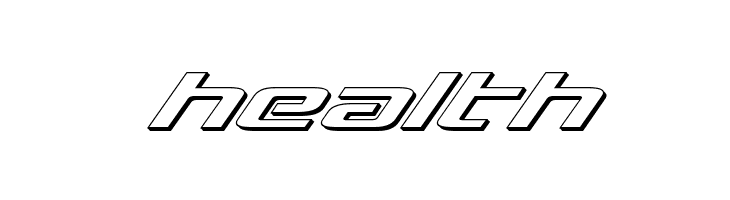 Concielian Break 3D Italic  Free Fonts Download