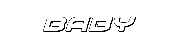 Battlefield 3D Italic  Free Fonts Download