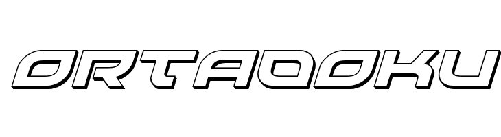 Battlefield 3D Italic  Free Fonts Download