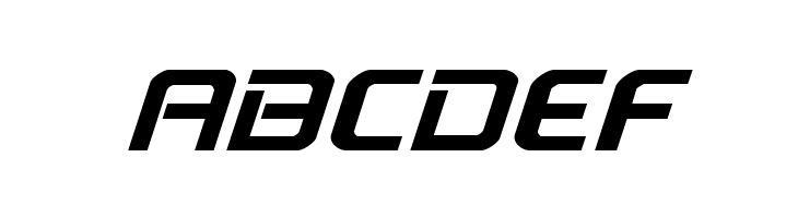 PsYonic VII Bold Expanded Italic  Free Fonts Download