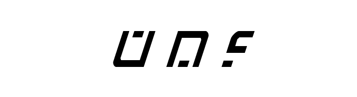 PsYonic VII Bold Condensed Italic  Free Fonts Download