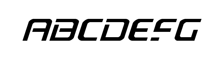 PsYonic VII Expanded Italic  Free Fonts Download