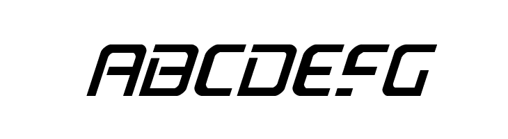 PsYonic VII Italic  Free Fonts Download