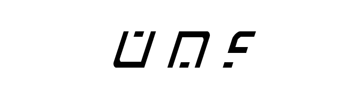 PsYonic VII Condensed Italic  Free Fonts Download