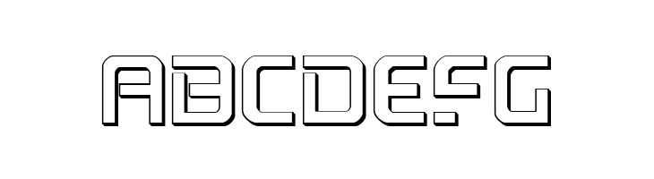 PsYonic VII 3D Regular  Free Fonts Download