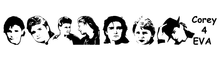 We Love Corey  Free Fonts Download
