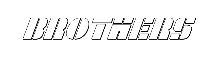 League Wars 3D Italic  Free Fonts Download