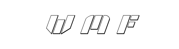 League Wars 3D Italic  Free Fonts Download