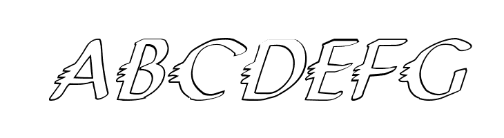 Gypsy Road Outline Italic  Free Fonts Download