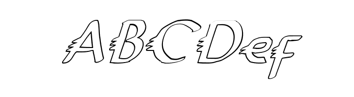 Gypsy Road Outline Italic  Free Fonts Download