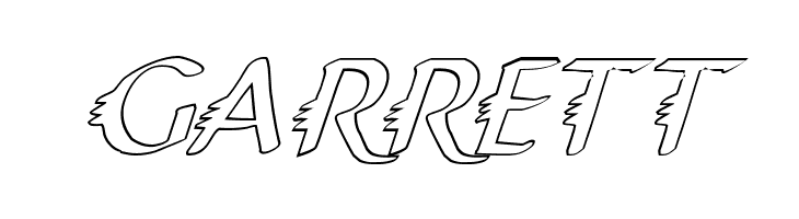 Gypsy Road Outline Italic  Free Fonts Download