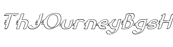 Gypsy Road Outline Italic  Free Fonts Download