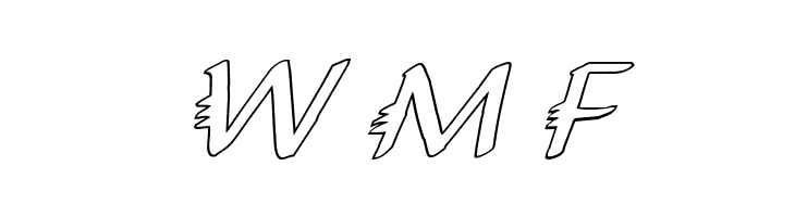 Gypsy Road Outline Italic  Free Fonts Download