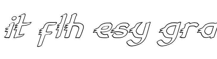 Gypsy Road Outline Italic  Free Fonts Download