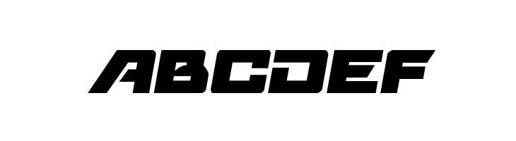 Aircruiser Semi-Italic  Free Fonts Download