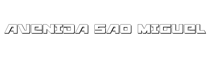 Aircruiser 3D  Free Fonts Download