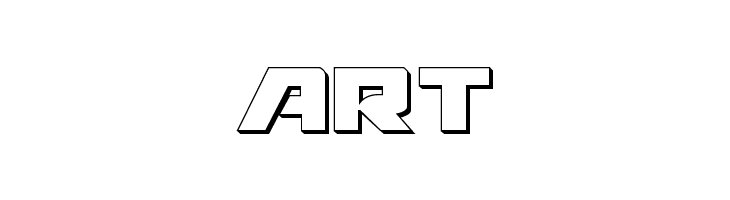 Aircruiser 3D  Free Fonts Download