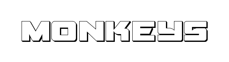 Aircruiser 3D  Free Fonts Download