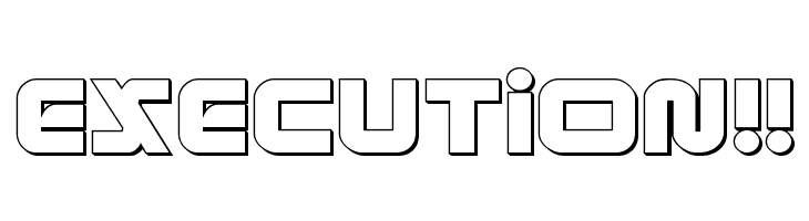 Metronauts 3D Regular  Free Fonts Download