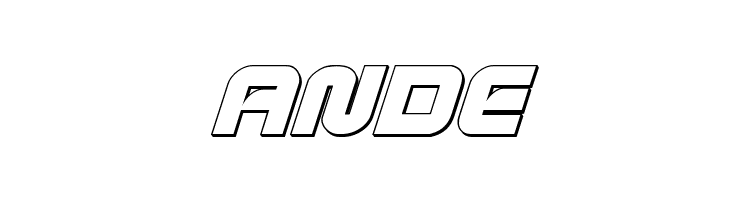 Metronauts 3D Italic  Free Fonts Download