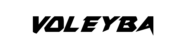 VOLEYBA Skirmisher Italic Font