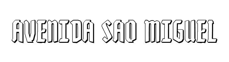 Zollern 3D Regular  Free Fonts Download