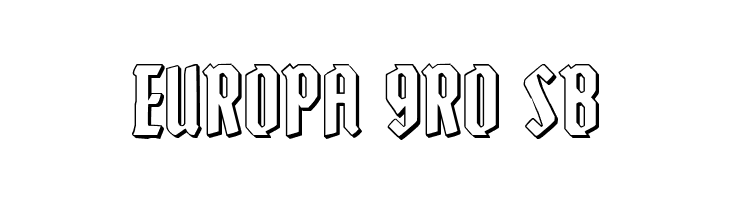 Zollern 3D Regular  Free Fonts Download