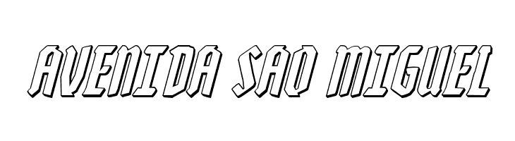 Zollern 3D Italic  Free Fonts Download