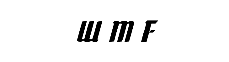 Zollern Extra-Expanded Italic  Free Fonts Download