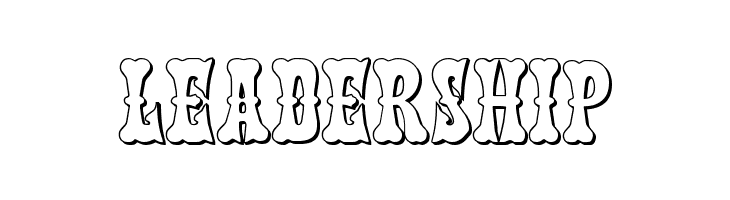 Texas Ranger 3D  Free Fonts Download