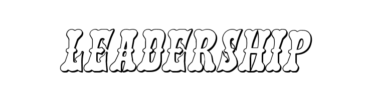 Texas Ranger 3D Italic  Free Fonts Download