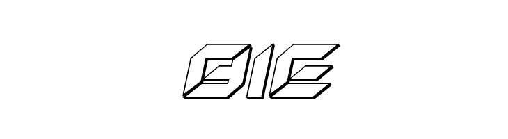 New York Escape 3D Italic  Free Fonts Download