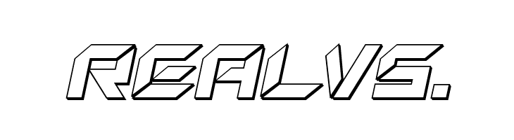 New York Escape 3D Italic  Free Fonts Download