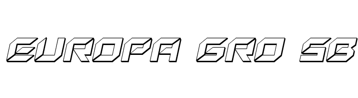 New York Escape 3D Italic  Free Fonts Download
