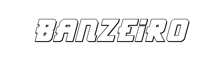 Hong Kong Hustle 3D Italic  Free Fonts Download