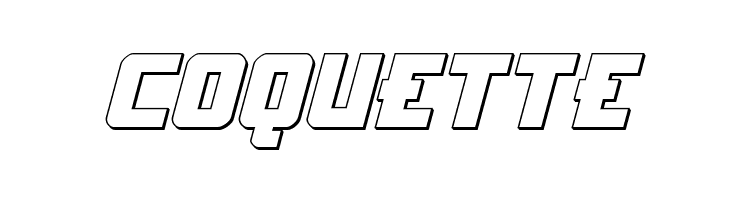 Hong Kong Hustle 3D Italic  Free Fonts Download