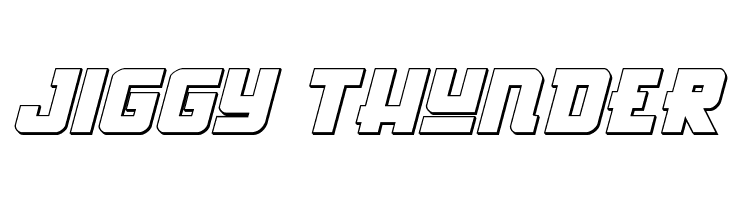 Hong Kong Hustle 3D Italic  Free Fonts Download