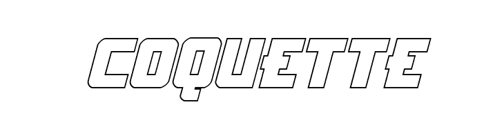 Hong Kong Hustle Outline Italic  Free Fonts Download