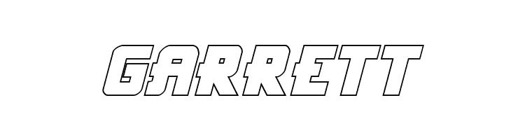 Hong Kong Hustle Outline Italic  Free Fonts Download