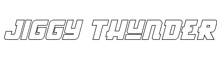 Hong Kong Hustle Outline Italic  Free Fonts Download