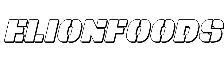 Space Cruiser 3D Italic  Free Fonts Download